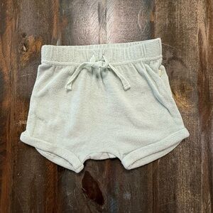 Ⓜ️Wilson + Frenchy Baby Organic Cotton Terry Shorts 3-6 Months Mint Green NWOT